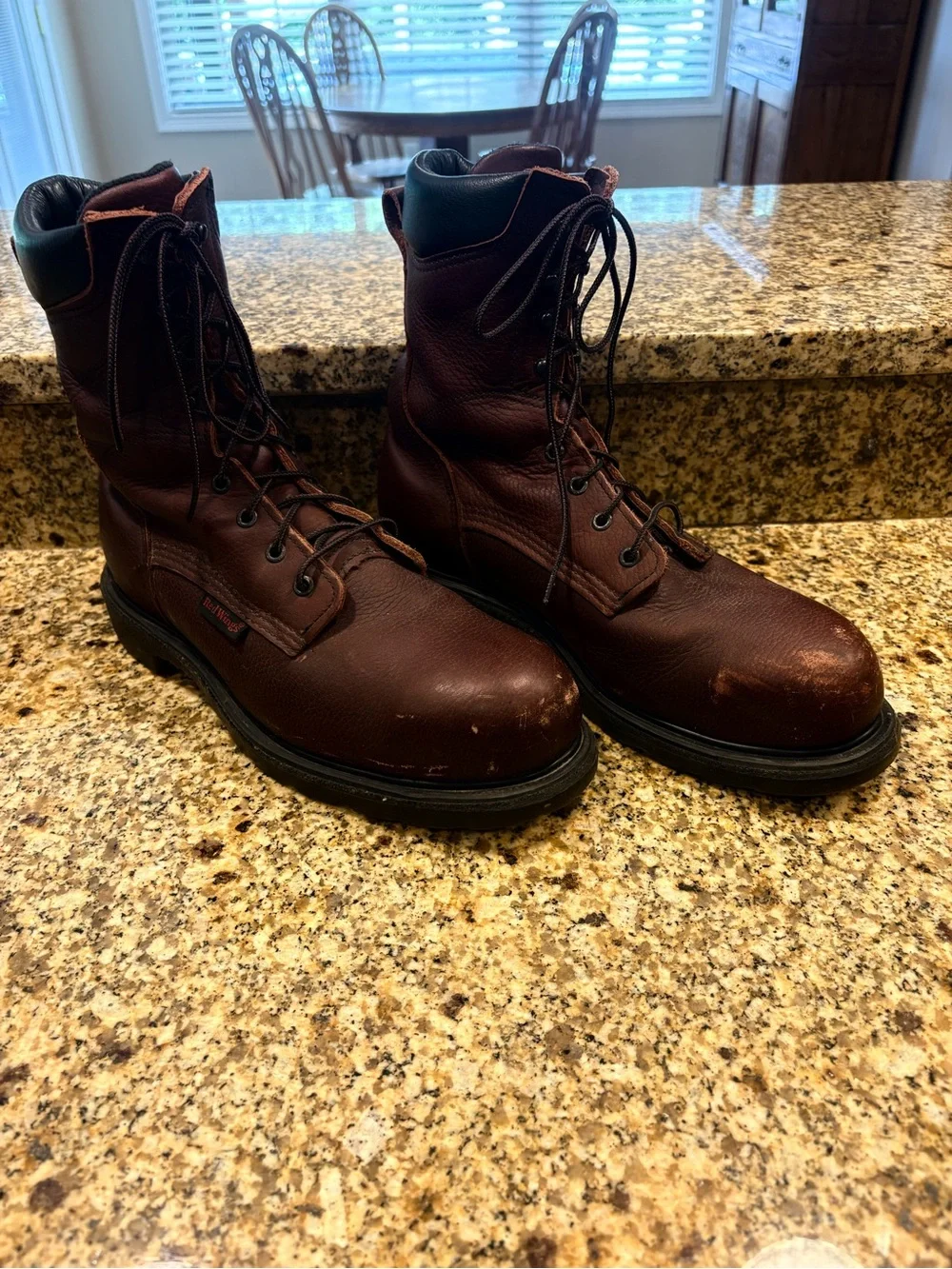 Red Wing Shoes Mens SUPERSOLE 2.0 Leather Gore-Tex Work Boots Brown Size 10.5 EE